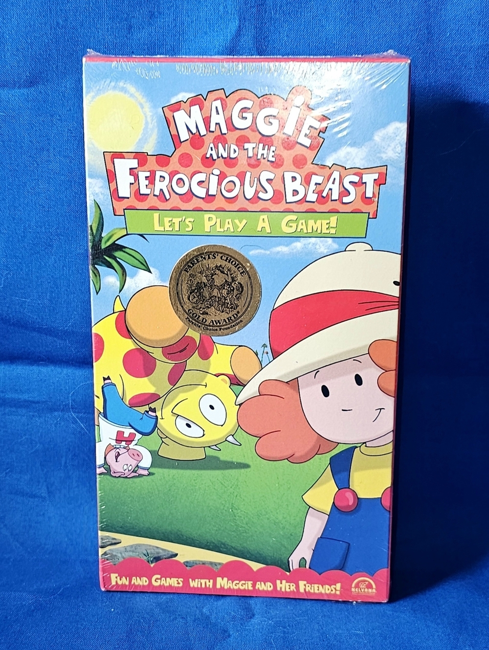 New SEALED Maggie and the Ferocious Beast: Let's Play A Game! - VHS 2004 Nick Jr